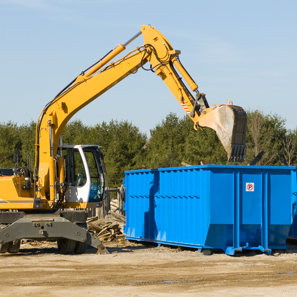 what size residential dumpster rentals are available in Hartleton Pennsylvania